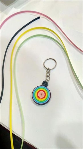 easy paper key chain 🫀⛓️ #artestic_ahsan #art