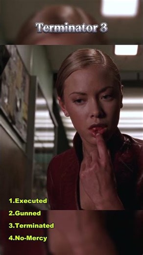 💀TERMINATOR 3 | T-X HUNTS JOHN CONNOR WITH LETHAL PRECISION #film #fyp #terminator