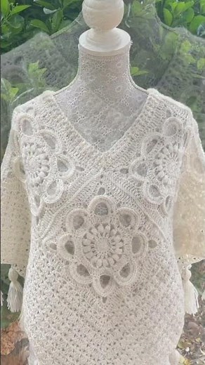 PONCHO KOKO "LIDIA CROCHET TRICOT" CROCHET TUTORIEL SUR LA CHIANE #crochet #tutorial #tuto