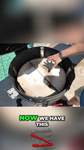 🥘The Paella Pan Trick That Works #grilling #bbq #genius