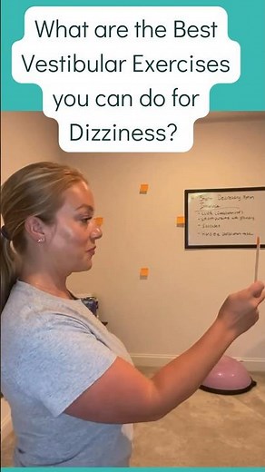 The BEST Vestibular Rehabilitation Exercises Routine #vestibular