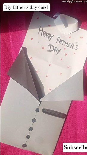 diy father's day card😨😱#shortsfeed #viralshorts #fathersday