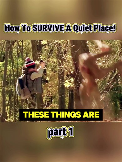 How To SURVIVE A Quiet Place! Part 1 #fyp #film #movieclips #survive #quiet
