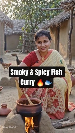 Village Style Dry Fish Curry Recipe 🍲 Traditional Indian Cooking on Chulha | Authentic Rural Kitchen