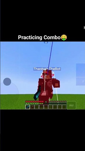 Practicing Sword Combo in Minecraft with ‎⁨@TheobaldTheBird⁩ s bot
