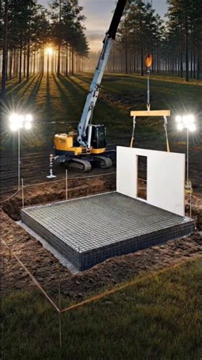 “Real Construction Timelapse — Full House Built From Scratch in the Forest 🌲🏡”