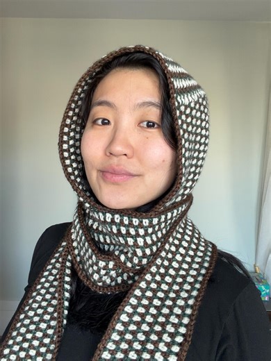 Moss Scoodie Crochet Pattern - Hooded Scarf Pattern - Digital Download - Etsy