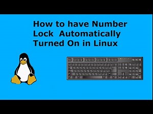 How to auto turn number lock for Linux