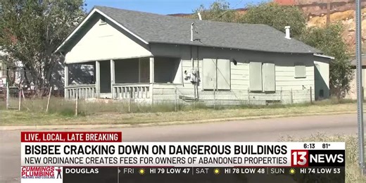 Bisbee cracking down on dangerous abandoned buildings