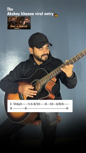 Dhurandhar - Viral Akshaye Khanna Entry Music - Easy Guitar Tabs #shorts #dhurandhar #akshayekhanna