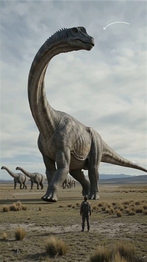 115 feet. 80 tons. Argentinosaurus was the biggest animal ever #dinosaur