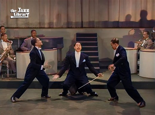 Jazz Photo Archives | The Jazz Library on Instagram: "🎥 The Nicholas Brothers and Cab Calloway tap dancing scene from the film "Stormy Weather" (1943). Cab Calloway leads his band in his composition "Jumpin' Jive". The Nicholas Brothers were an entertainment act composed of brothers, Fayard (1914–2006) and Harold (1921–2000), who excelled in a variety of dance techniques, primarily between the 1930s and 1950s. Best known for their unique interpretation of a highly acrobatic technique known as "
