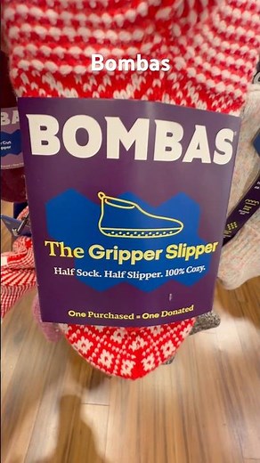 BOMBAS THE GRIPPER SLIPPER BOMBAS SOCKS SO COMFY AND WARM #bombas #sockshorts #socks #vonmaur