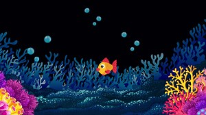 Download Deep Sea Fish Eat Bait On Alpha Channel for free