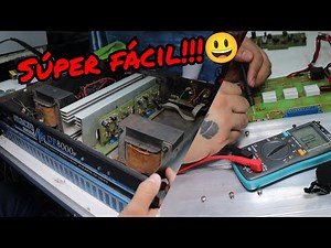 Reparar un amplificador quemado macrosound 6000 // mvg piramid gapp q edition
