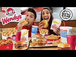 MANGIAMO SOLO CIBO WENDY’S PER 24 ORE! *abbiamo esagerato*