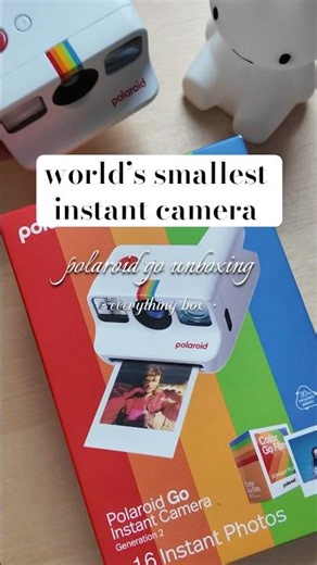 #polaroid go gen 2 unboxing! 📸 #everythingbox #polaroidgo #camera #worldssmallest