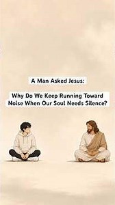 Noise keeps you distracted, silence helps you hear your soul🤍🌸 #jesus #jesuschrist #faith #bible
