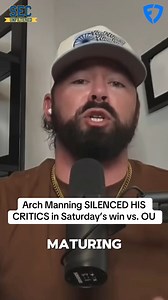 “I thought he showed a lot of guts.” Chris Phillips says Arch Manning took a big step forward and responded to the noise with his play Saturday against Oklahoma. Presented by FanDuel | SEC Unfiltered