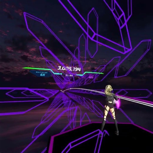 🎻Synth Riders - Eye Of The Untold Her - Lindsey Stirling - Custom #synthriders #vr #shorts