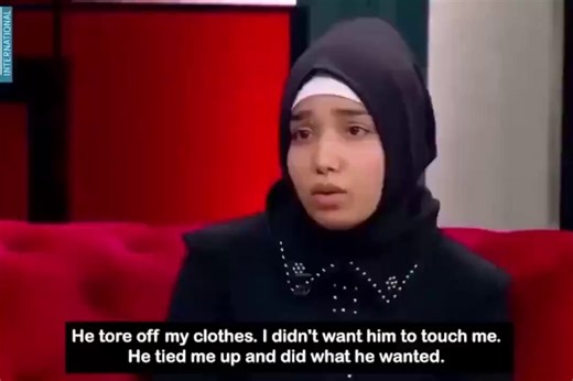 A 12-year-old Muslim girl named Amira was forcibly married under Sharia law.Crying on the show, she said:“He tore my clothes, tied me up, and raped me. I was only 12.”Her family celebrated the taking of her virginity.She became pregnant twice.Now she just wants a divorce.This is what kind of culture is this? This is an insult to humanity.
