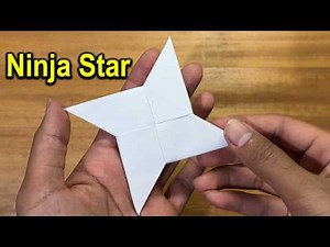 How to Make a Paper Ninja Star (Easy & Fast) Shuriken