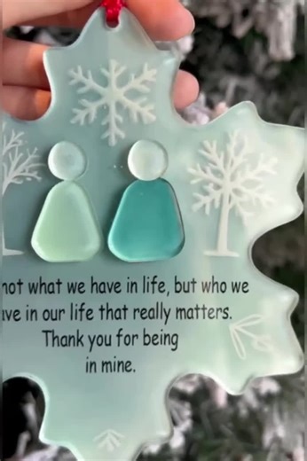 O Holy Night Nativity Sea Glass Ornament, Religious Christmas Tree, Personalized Acrylic 2 Layer Christmas, Holy Christian Baby Jesus 0960 - Etsy