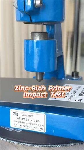 Galvanized Steel Coating Impact Resistance Test | 55% Zinc Primer Performance