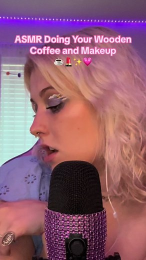 ASMR Wooden Coffee & Makeup Roleplay