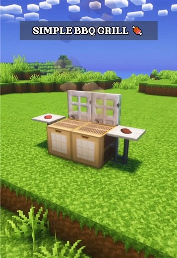 Create a Simple BBQ Grill in Minecraft