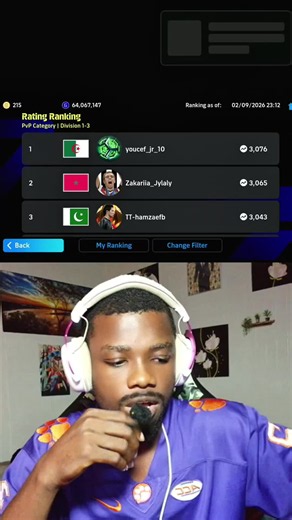 Division rank 3 best player in efootball players training and game settings #melemiplay #efootball #game #efootball2027 #gaming