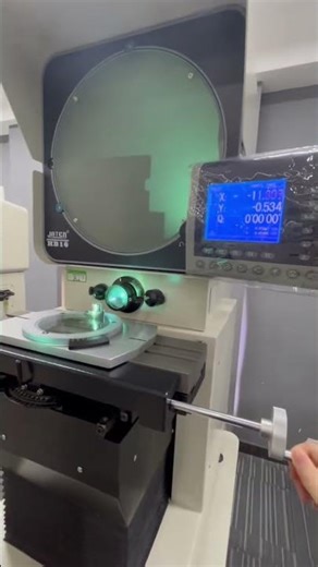Profile Projector at Work | Optical Contour Measurement #jaten #videomeasuringmachine