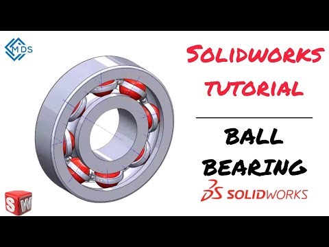 Deep Groove Ball Bearing Assembly | Solidworks 2024 | Mechdesign Studio