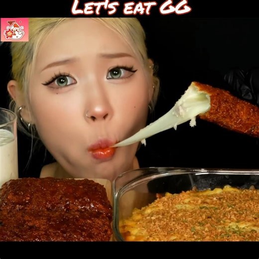 Ultra Crispy Cheesy Chilli Fry + Oozy Mac & Cheese Combo#asmr #mukbang #cheese