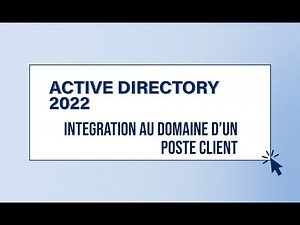 AUDIO FR - Intégration d'un poste client au domaine Active Directory 2022 - Tuto AD #activedirectory