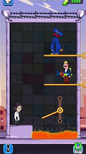 Huggy wiggy kill 🤯 them all ! game short video dangerous #huggywuggy #trending #game #funny