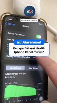 Kenapa Baterai Health Iphone Cepat Turun? #bateraihealthiphone #kesehatanbateraiiphone