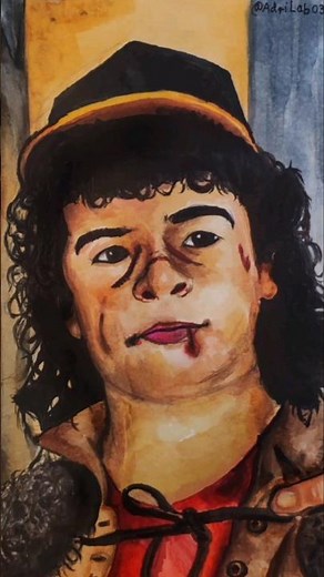 Drawing Dustin from Stranger Things season 5📡 #art #dustinhenderson #strangerthings