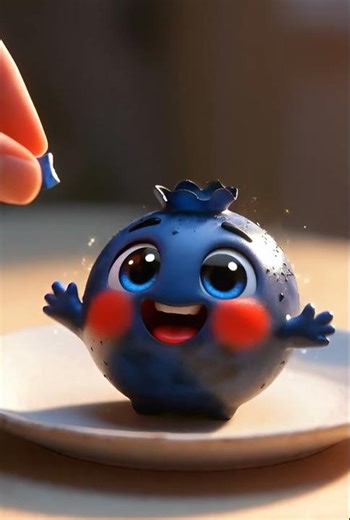 Berry Sweet Blueberry 🍇🫐 | 3D Animation Shorts” #shorts #cartoon#3danimation #cutefood