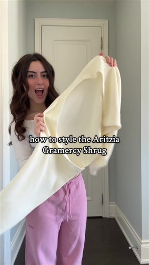 How to Style the Aritzia Gramercy Shrug Effectively
