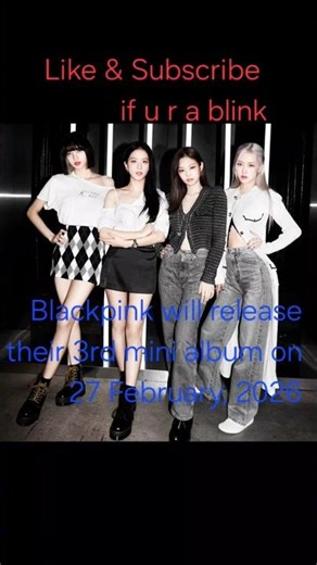 BlackPink Comeback 2026 💥 BP will release their new mini album on......