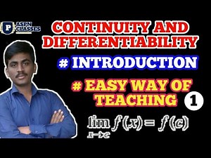 CONTINUITY AND DIFFERENTIABILITY INTRODUCTION ||CBSC CLASS 12|| MATHS CHAPTER 5 || BY P.N.BIRADAR
