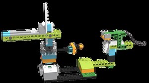 Launcher, built with LEGO WeDo 2.0
