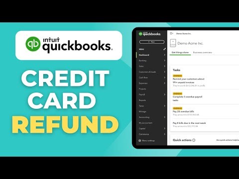 How to Enter a Credit Card Refund in QuickBooks Online