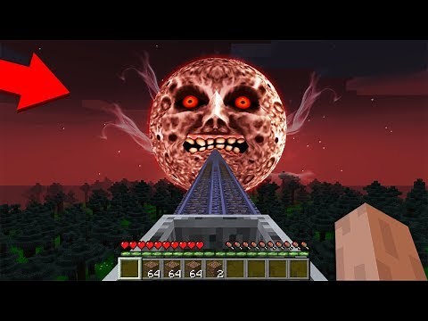 HOW to GET into THE SCARY MOON? in Minecraft : NOOB vs PRO