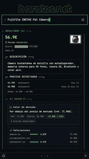 Fujifilm INSTAX Pal Cámara Instantánea