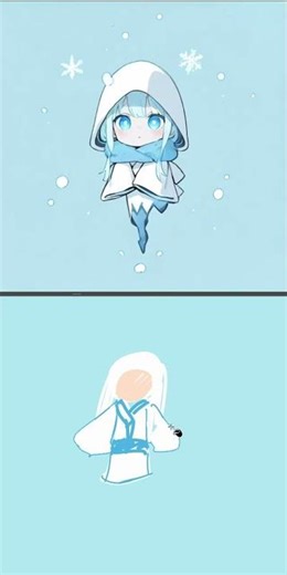 Real-Time AI Drawing: Yuki-onna [Frost & Cute] ❄️✨