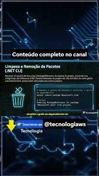 NuGet: Limpeza e Remoção de Pacotes com Dotnet CLI