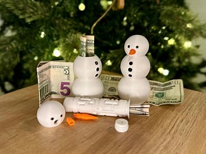 Snowman Puzzle Gift Box: Unique Christmas Cash Gift - Etsy