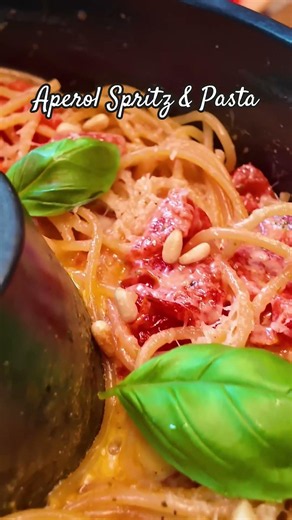 Aperol Spritz Pasta im Roadbaker Campingbackofen |Camping Rezept